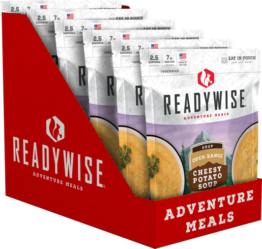 readywise camping meals cheesy potato soup made in america - True USA Co