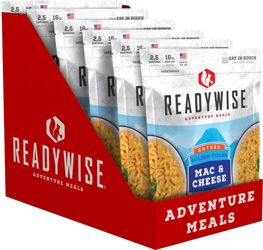 readywise camping mac and cheese camping meals made in USA  - True USA Co